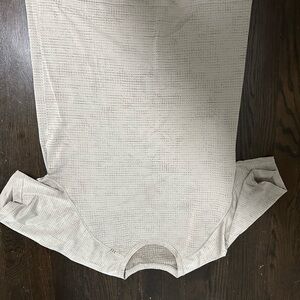 Lululemon Athletica Cream Textured Tee